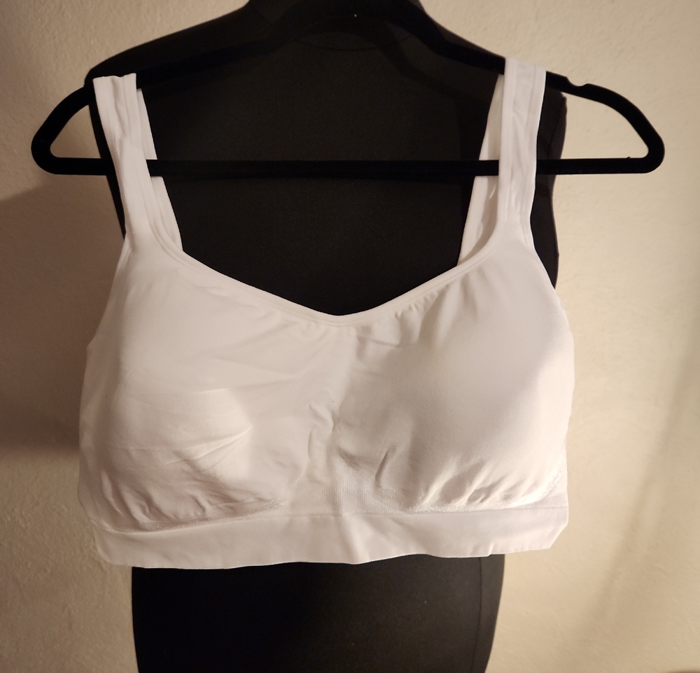 Truekind White Wirefree Shaper Bra Size 4X NWT